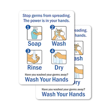 Signmission Safety Culture Sign, 10 in Width, Vinyl Decal, Rectangle OS-2PACK-NS-D-1014-25580
